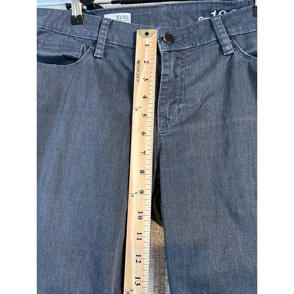 Gap 1969 Perfect Boot Jeans Womens 30/10r Dark Gray Charcoal Stretch Bootcut Y2K